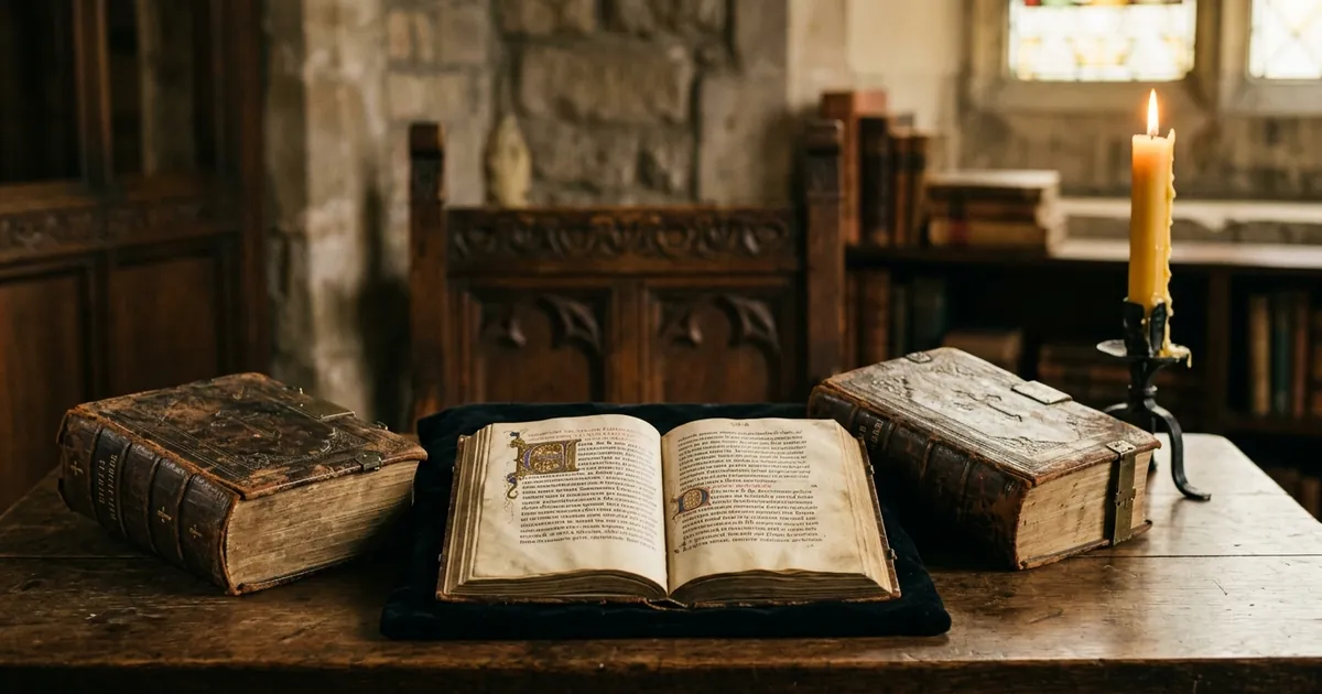 Illustration for Catholic Bible vs. Protestant Bible: 73 vs. 66 Books Explained