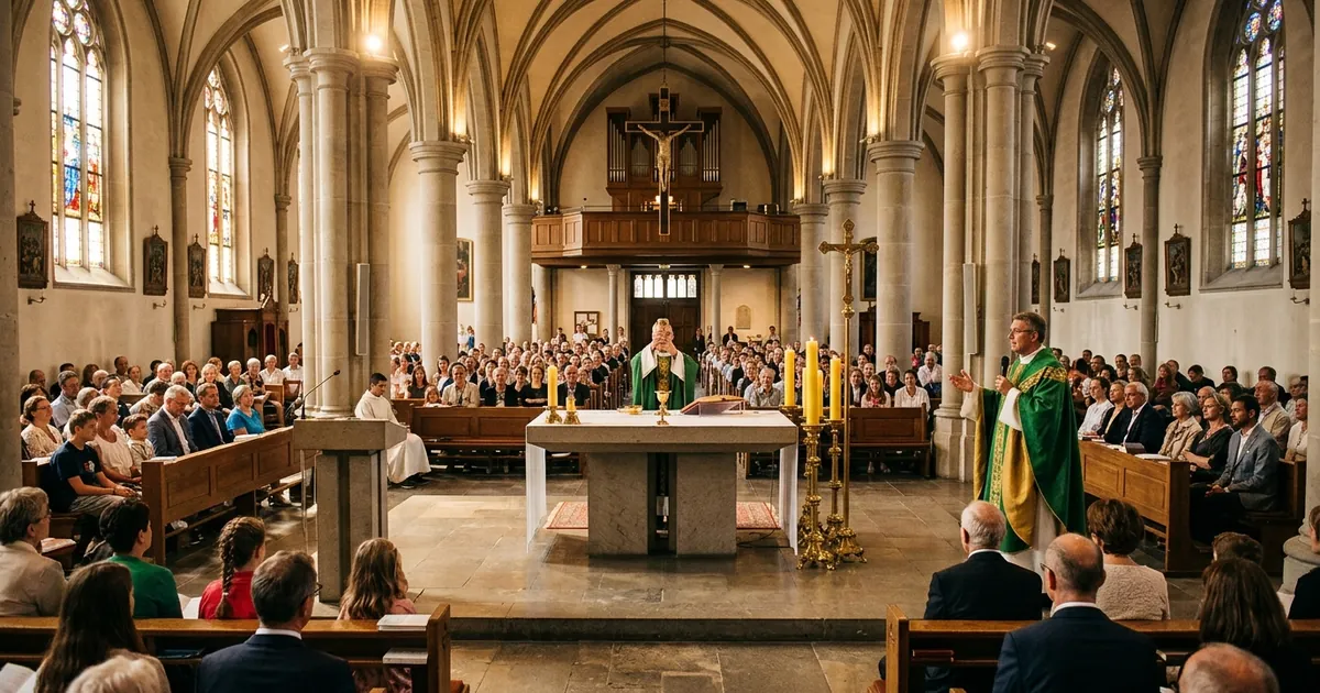 Illustration for The Parts of the Catholic Mass: A Clear Guide to Every Section