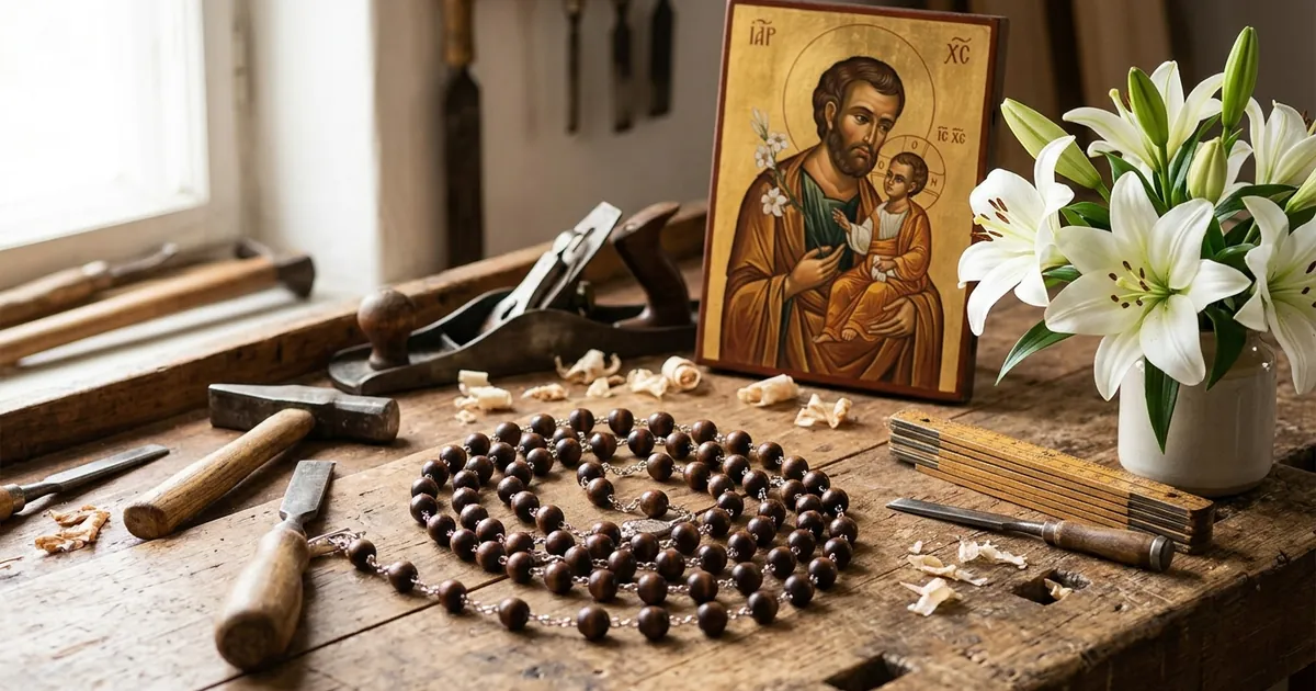 Illustration for Chaplet of St. Joseph