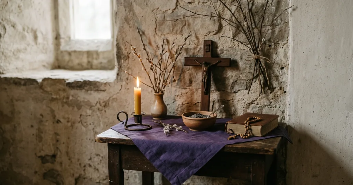 Illustration for Lent Prayers: The Desert, Silence, and Conversion