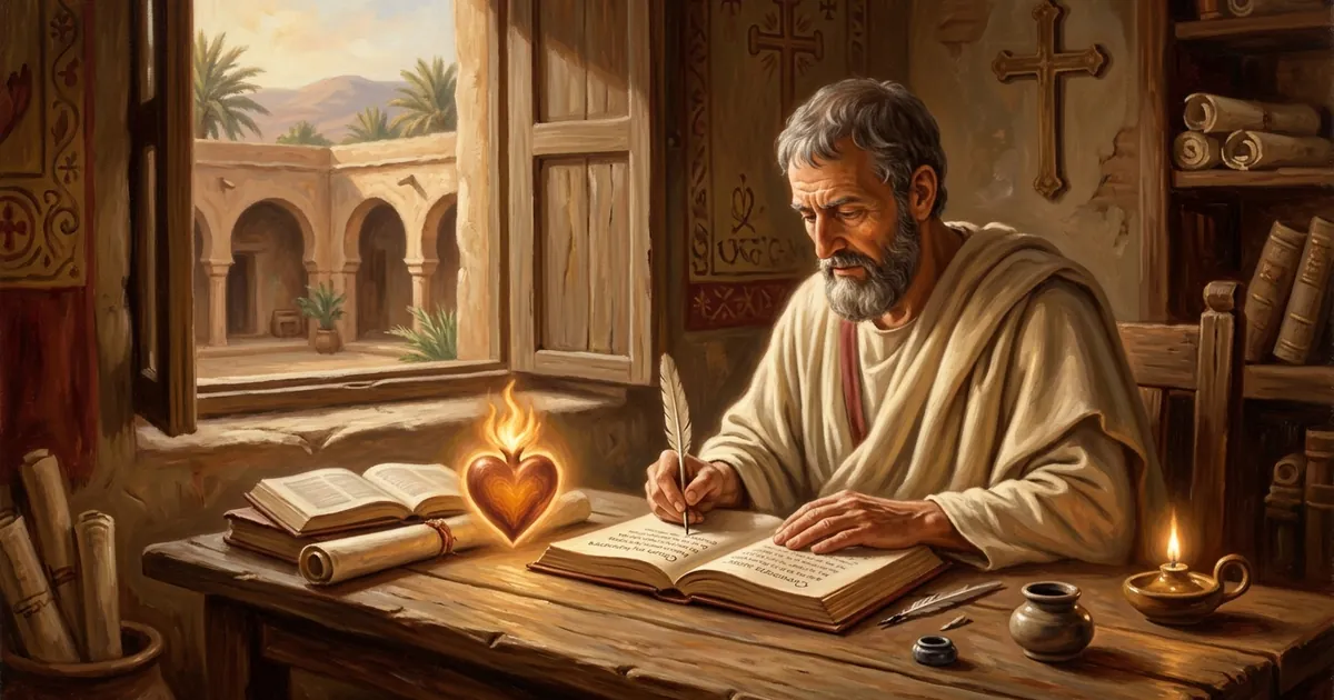 Illustration for Saint Augustine of Hippo: The Restless Heart and the Search for God