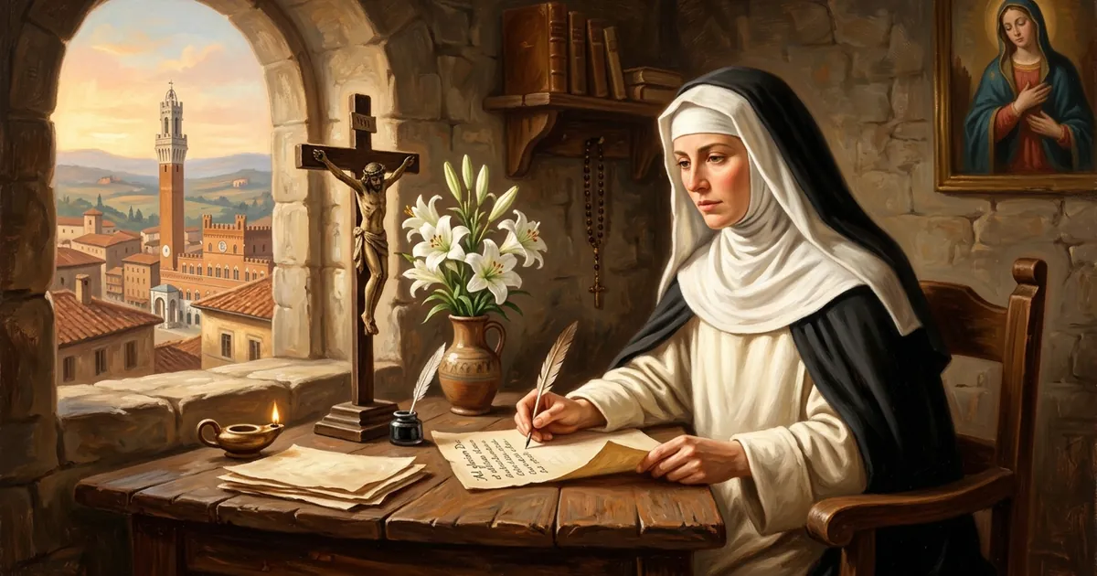 Illustration for Saint Catherine of Siena: The Dialogue, Mystical Marriage, and Reform