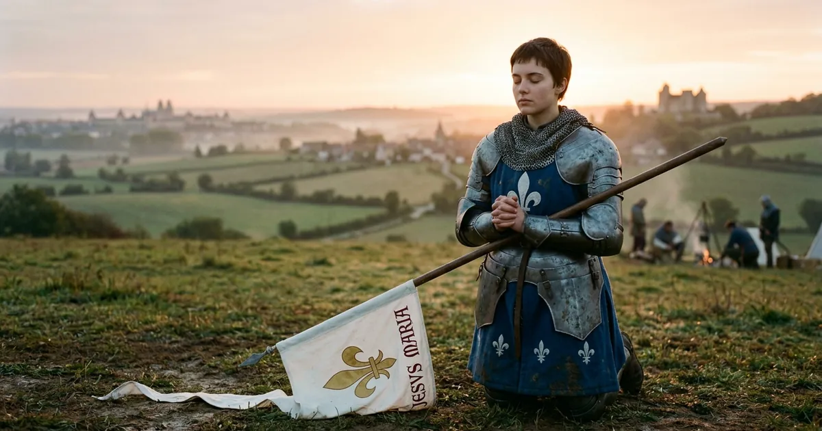 Illustration for Saint Joan of Arc: Courage, Conscience, and the Maid of Orléans