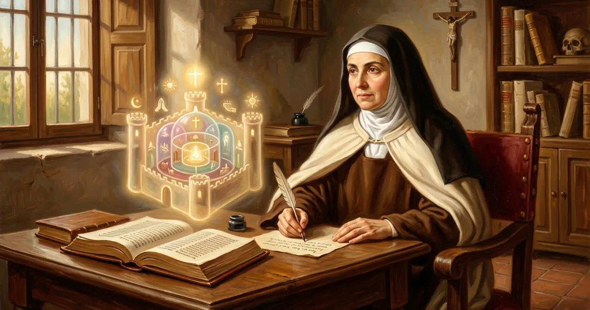 Illustration for Saint Teresa of Ávila: The Interior Castle and Prayer as Friendship