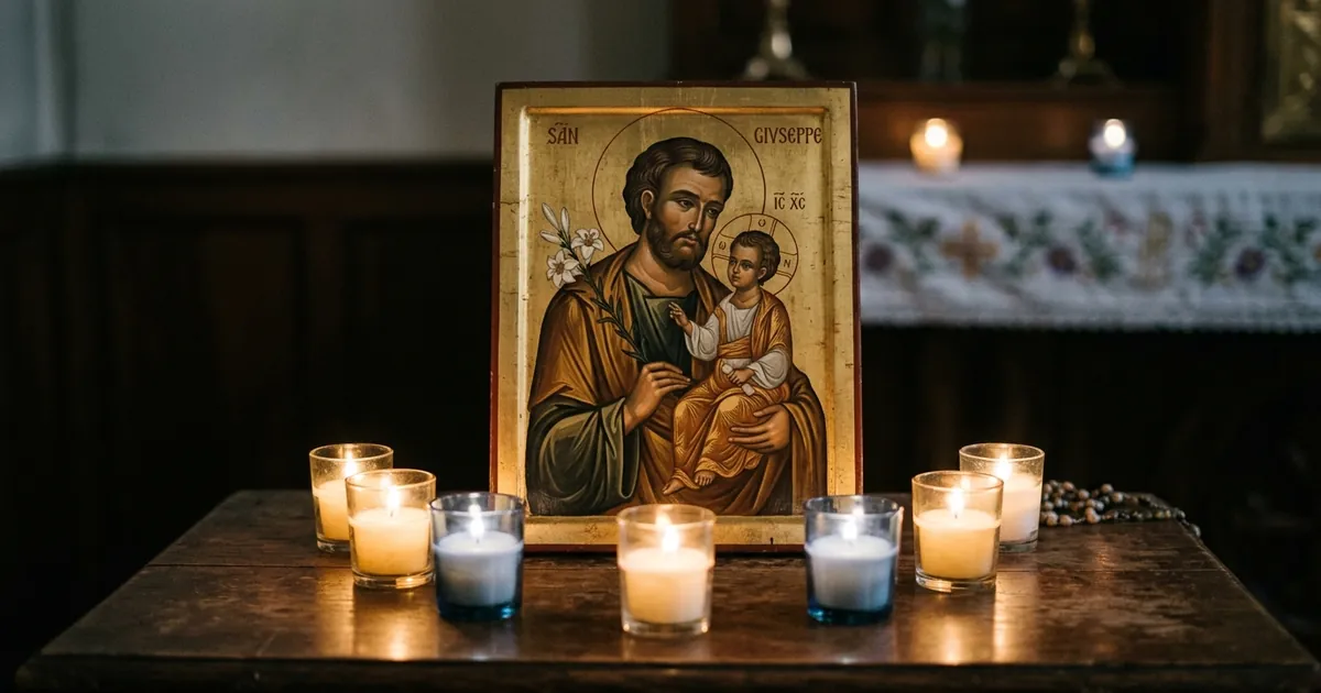 Illustration for The Seven Sorrows and Seven Joys of Saint Joseph
