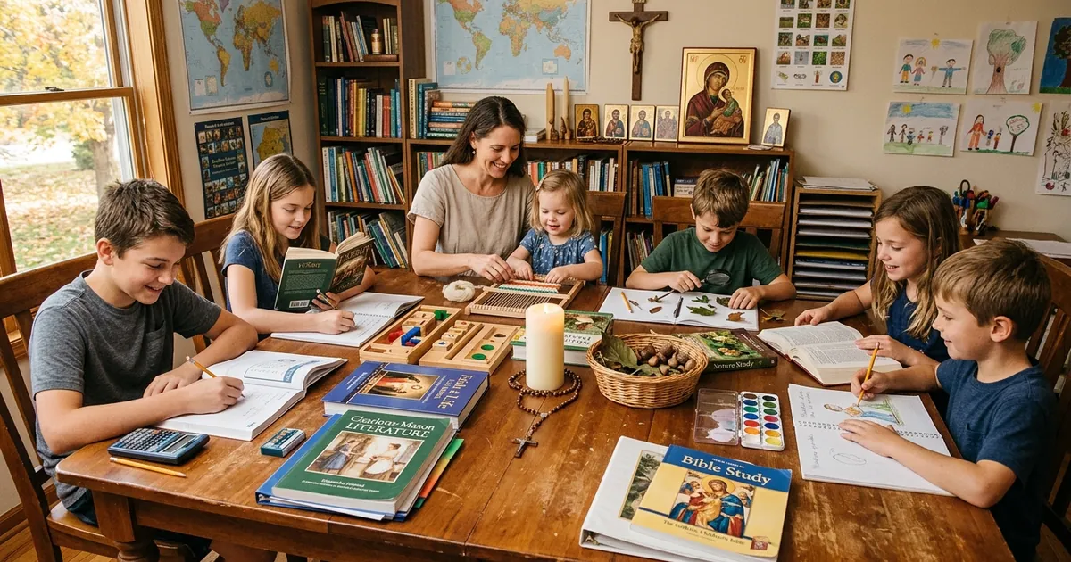 Illustration for Catholic Homeschooling Resources: A Practical Family Guide