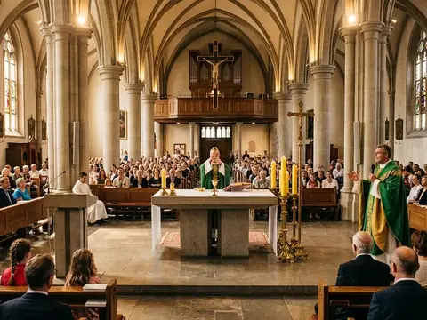 Illustration for The Parts of the Catholic Mass: A Clear Guide to Every Section