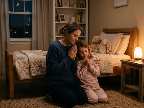 Illustration for Catholic Bedtime Prayers: End Your Day in God's Peace