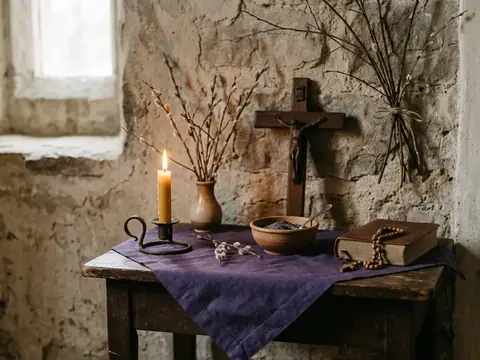 Illustration for Lent Prayers: The Desert, Silence, and Conversion
