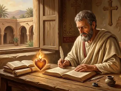 Illustration for Saint Augustine of Hippo: The Restless Heart and the Search for God