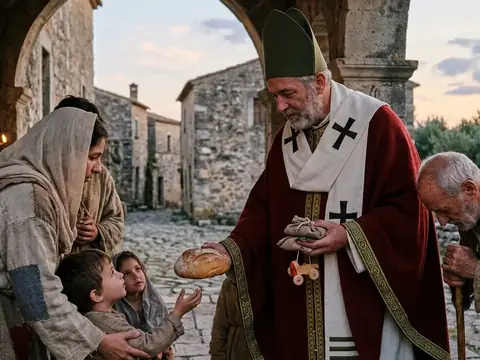 Illustration for St. Nicholas of Bari: The Bishop Behind the Santa Claus Legend