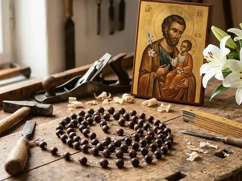 Illustration for Chaplet of St. Joseph