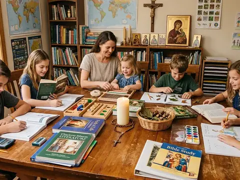 Illustration for Catholic Homeschooling Resources: A Practical Family Guide
